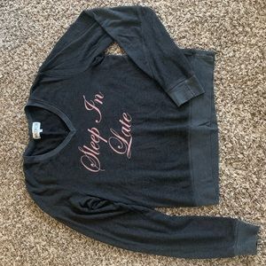 Wildfox Sweater “Sleep in late”